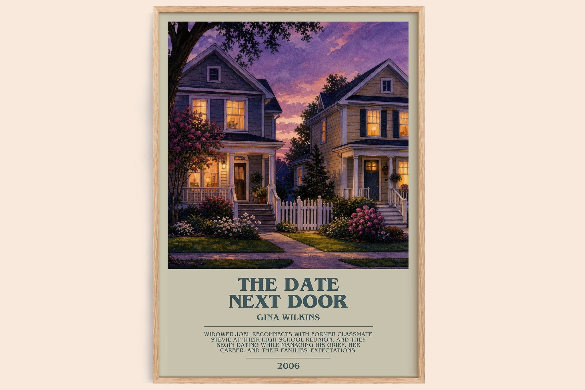 The Date Next Door Bookish Wall Art by Gina Wilkins