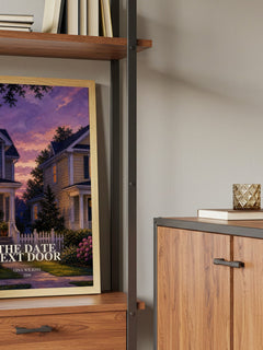 The Date Next Door book watercolour illustration paper finish options – matte satin gloss
