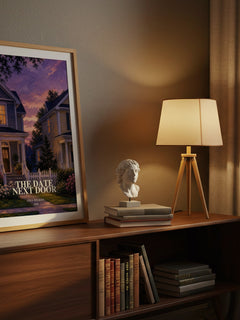 The Date Next Door watercolour print on bookshelf – Gina Wilkins fan gift