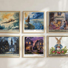 The Date Next Door literary art print colour and style options – Gina Wilkins book art
