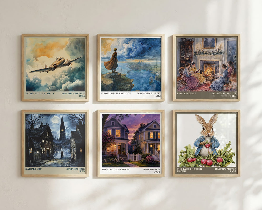 The Date Next Door literary art print colour and style options – Gina Wilkins book art