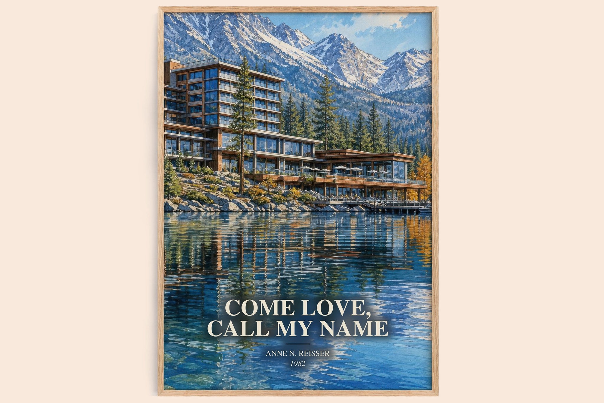 Come Love, Call My Name Book Watercolour Illustration by A. Reisser