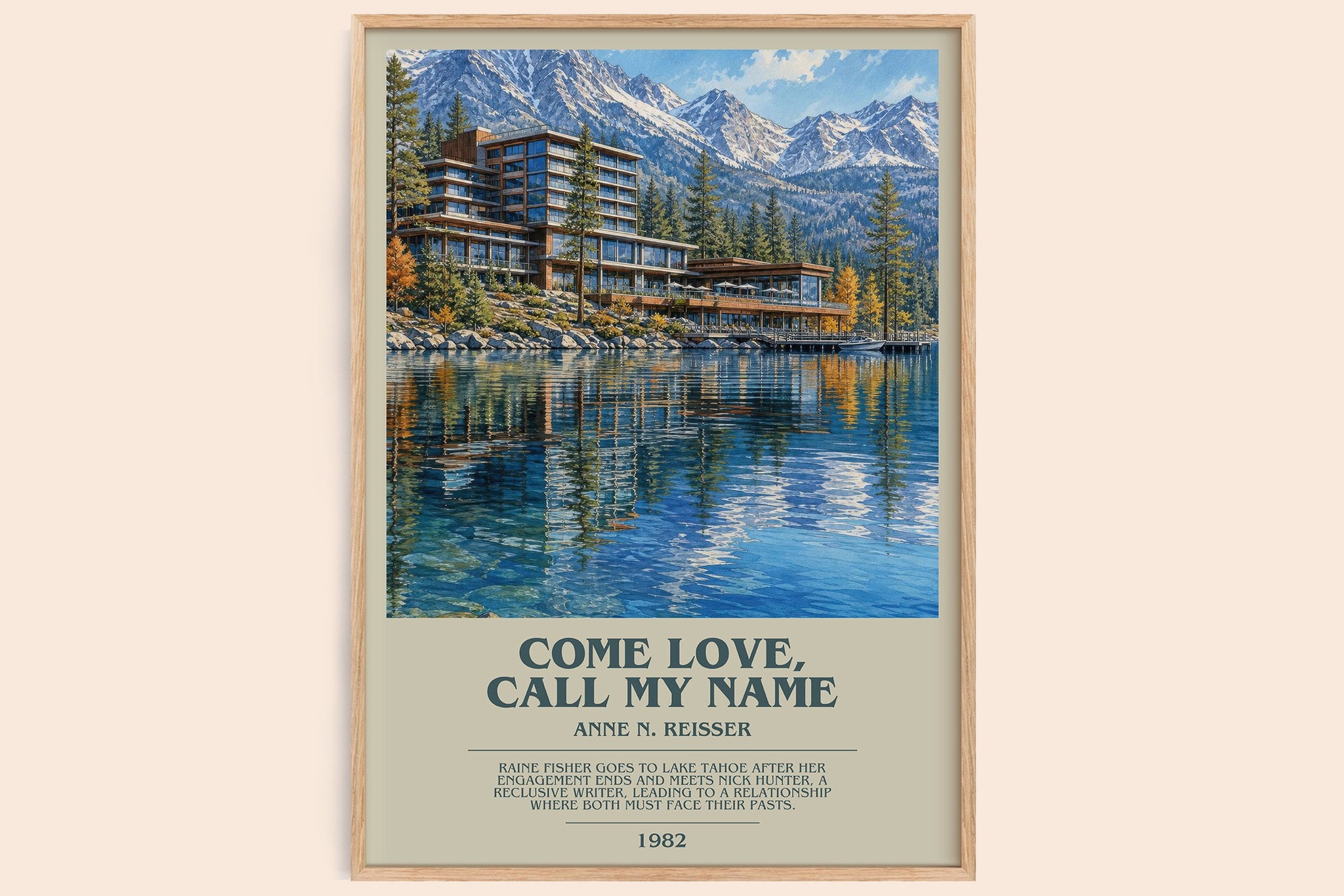 Come Love, Call My Name Bookish Wall Art by Anne N. Reisser