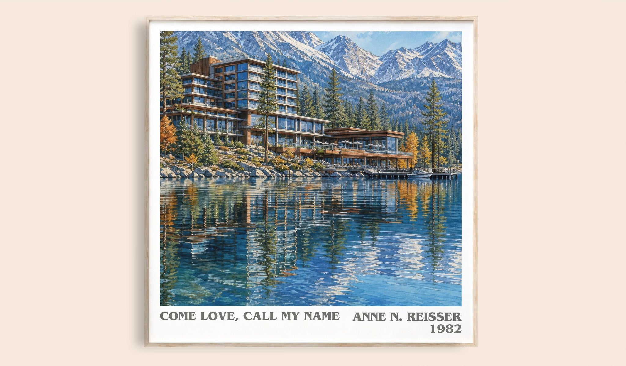 Come Love, Call My Name Literary Art Print by Anne N. Reisser