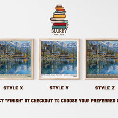 Come Love, Call My Name literary print in frame leaning in hallway – memoir wall art