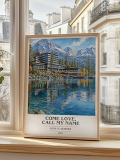 Come Love, Call My Name book cover poster colour and style options – Anne N. Reisser book art