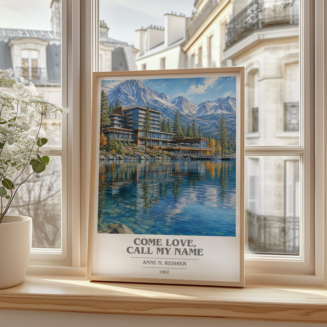 Come Love, Call My Name book cover poster colour and style options – Anne N. Reisser book art