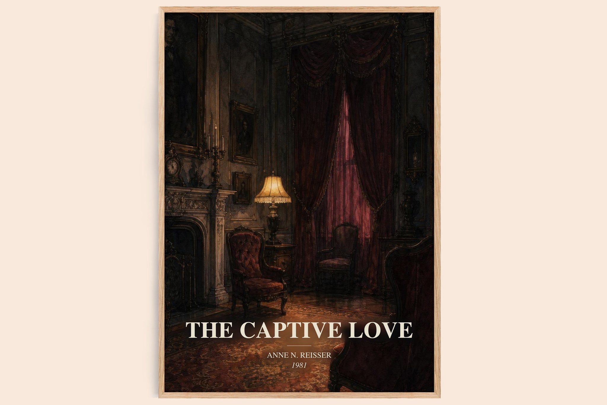 The captive love Book Watercolour Illustration by Anne N. Reisser