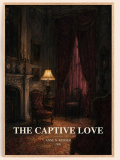 The captive love watercolour book poster by Anne N. Reisser – framed literary art print