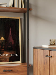 The captive love book watercolour illustration paper finish options – matte satin gloss