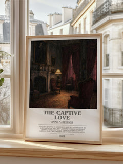 The captive love bookish poster colour and style options – Anne N. Reisser book art