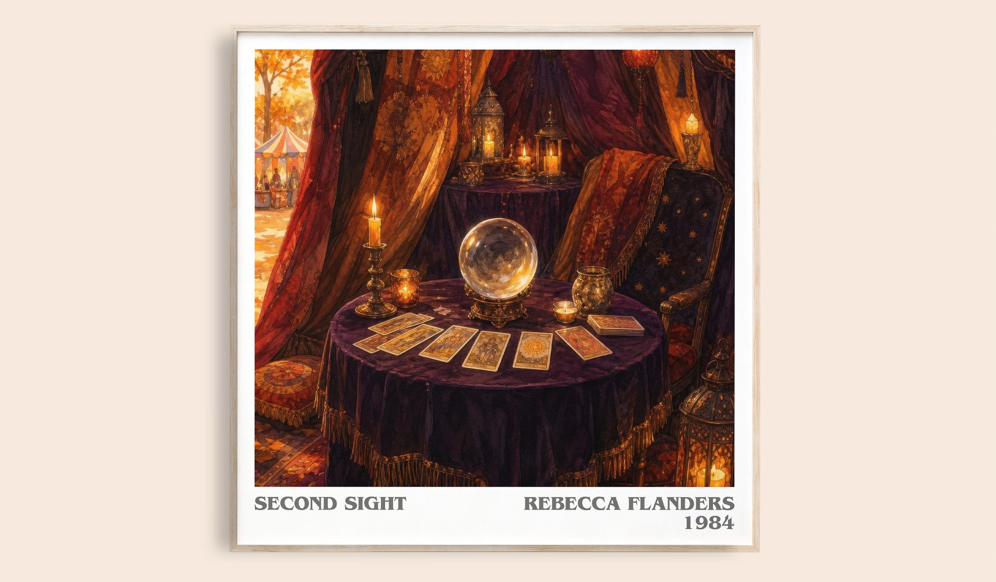 Second Sight Literary Art Print by Rebecca Flanders