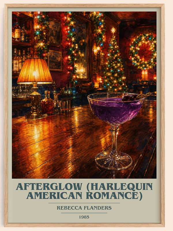 Afterglow (Harlequin American Romance) book cover book poster by Rebecca Flanders – framed literary art print