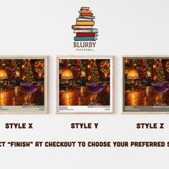 Afterglow (Harlequin American Romance) literary print in frame leaning in hallway – romance wall art