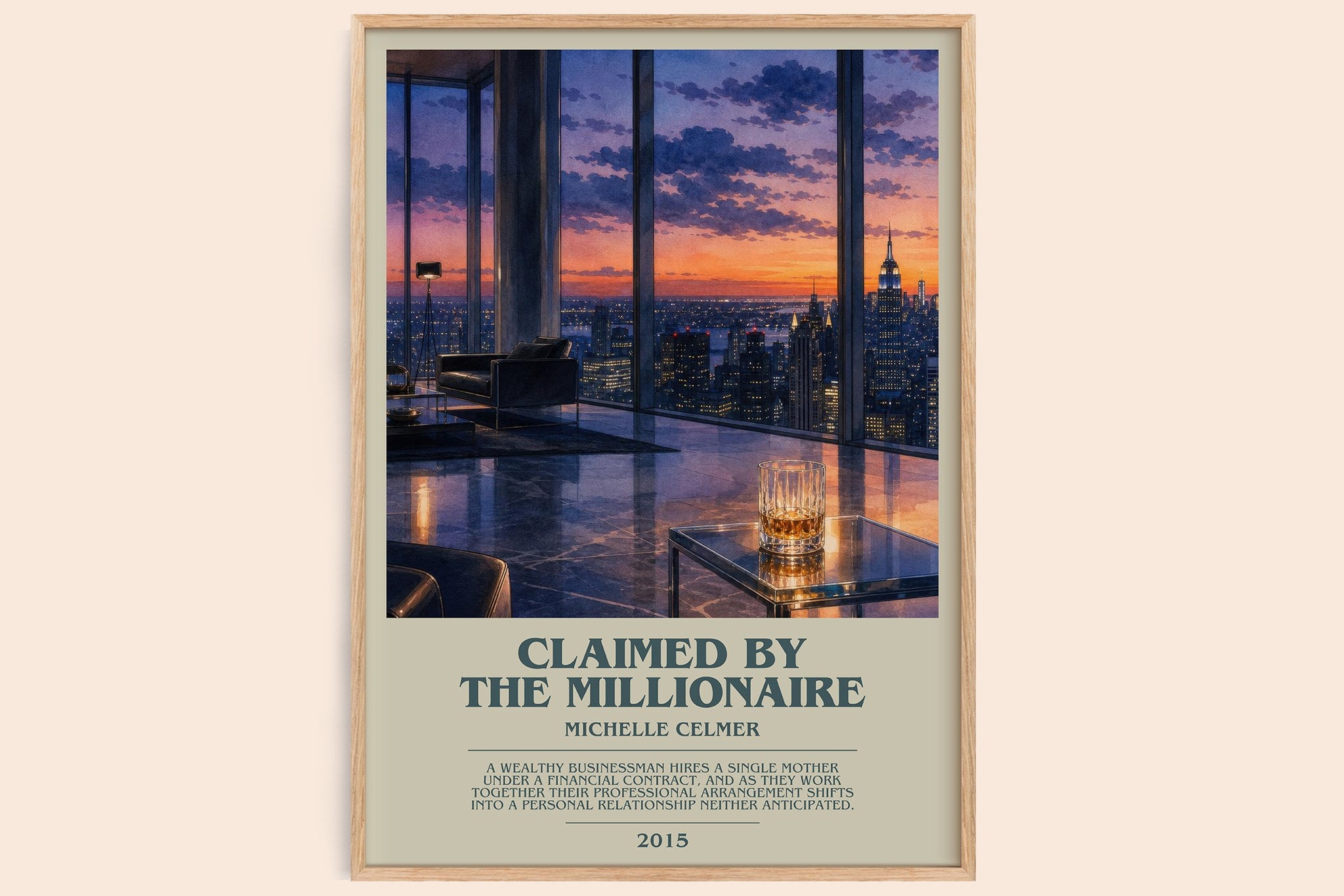 Claimed by the Millionaire Bookish Wall Art by Michelle Celmer