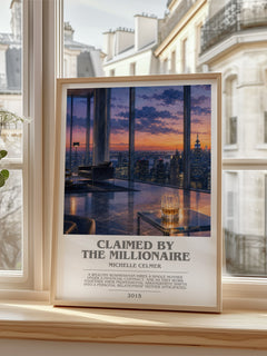 Claimed by the Millionaire bookish poster colour and style options – Michelle Celmer book art