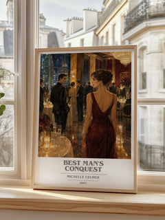 Best Man's Conquest book cover poster colour and style options – Michelle Celmer book art