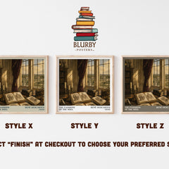 The Passions of the Soul literary print in frame leaning in hallway – philosophy wall art