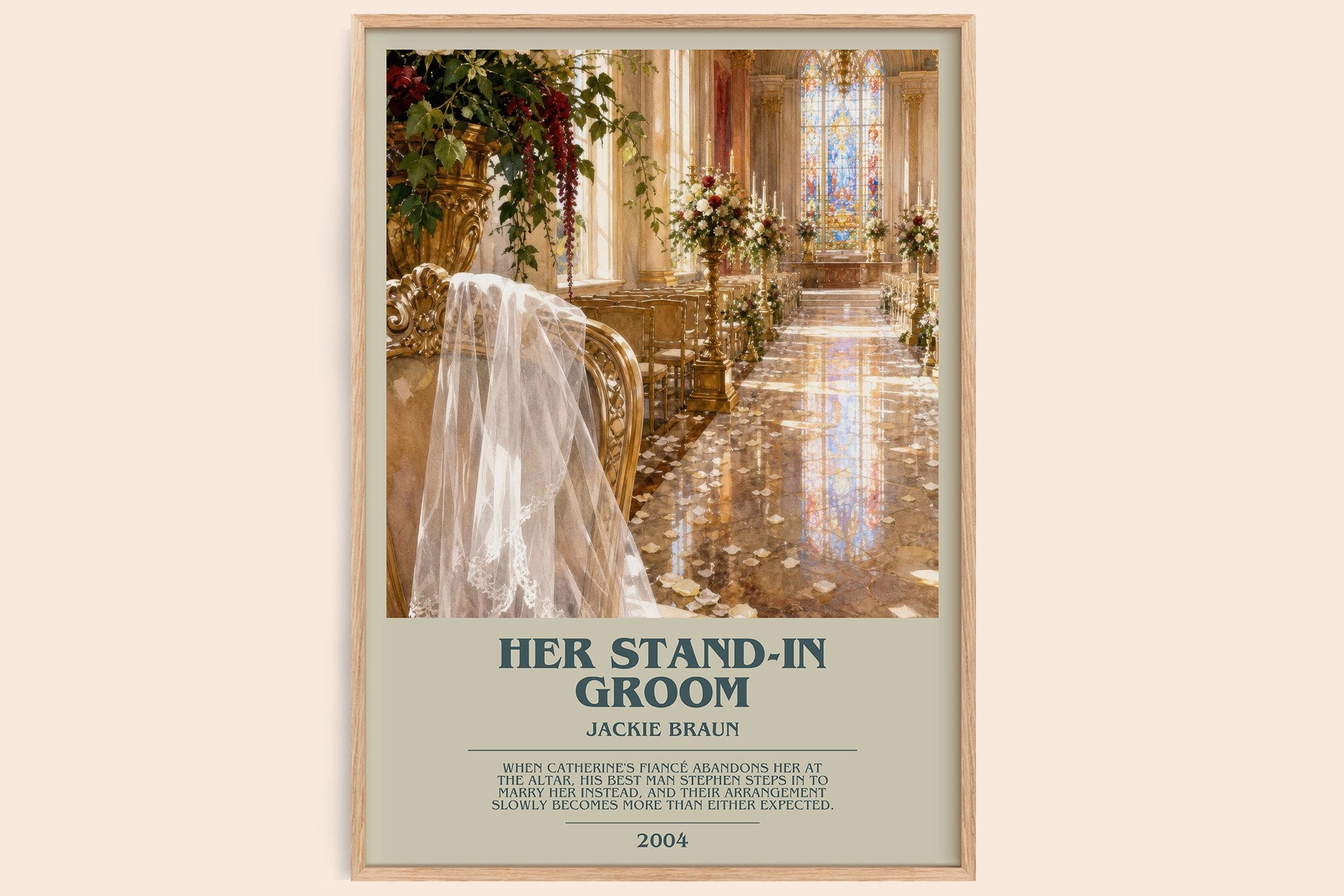 Her Stand-In Groom Bookish Wall Art by Jackie Braun