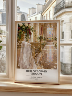 Her Stand-In Groom book cover poster colour and style options – Jackie Braun book art