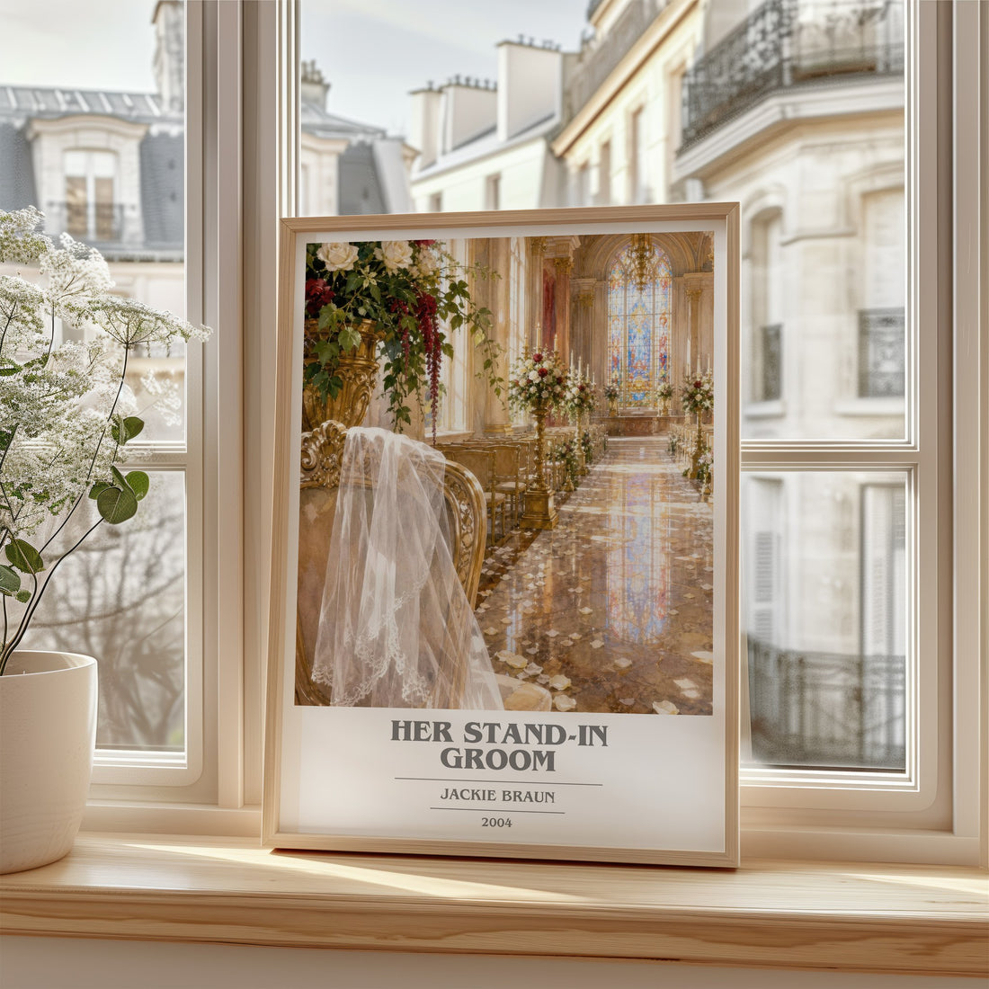 Her Stand-In Groom book cover poster colour and style options – Jackie Braun book art