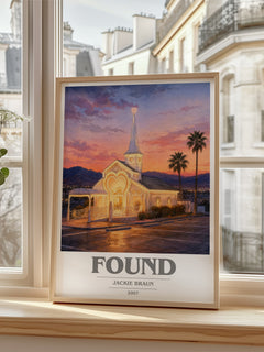 Found book cover poster colour and style options – Jackie Braun book art