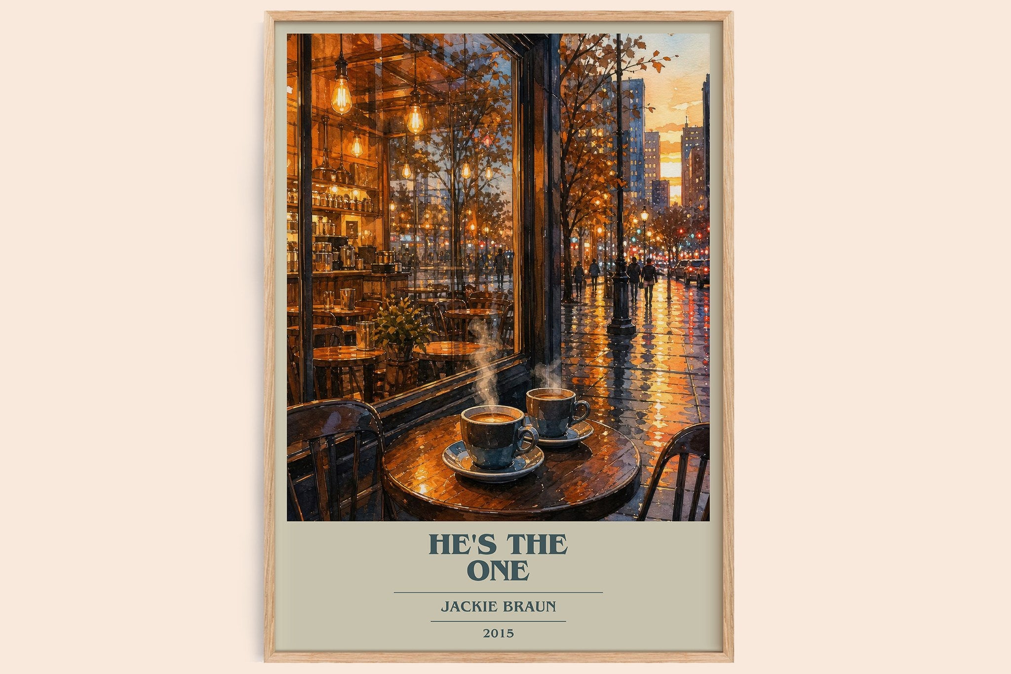 He's the One Book Cover Poster by Jackie Braun