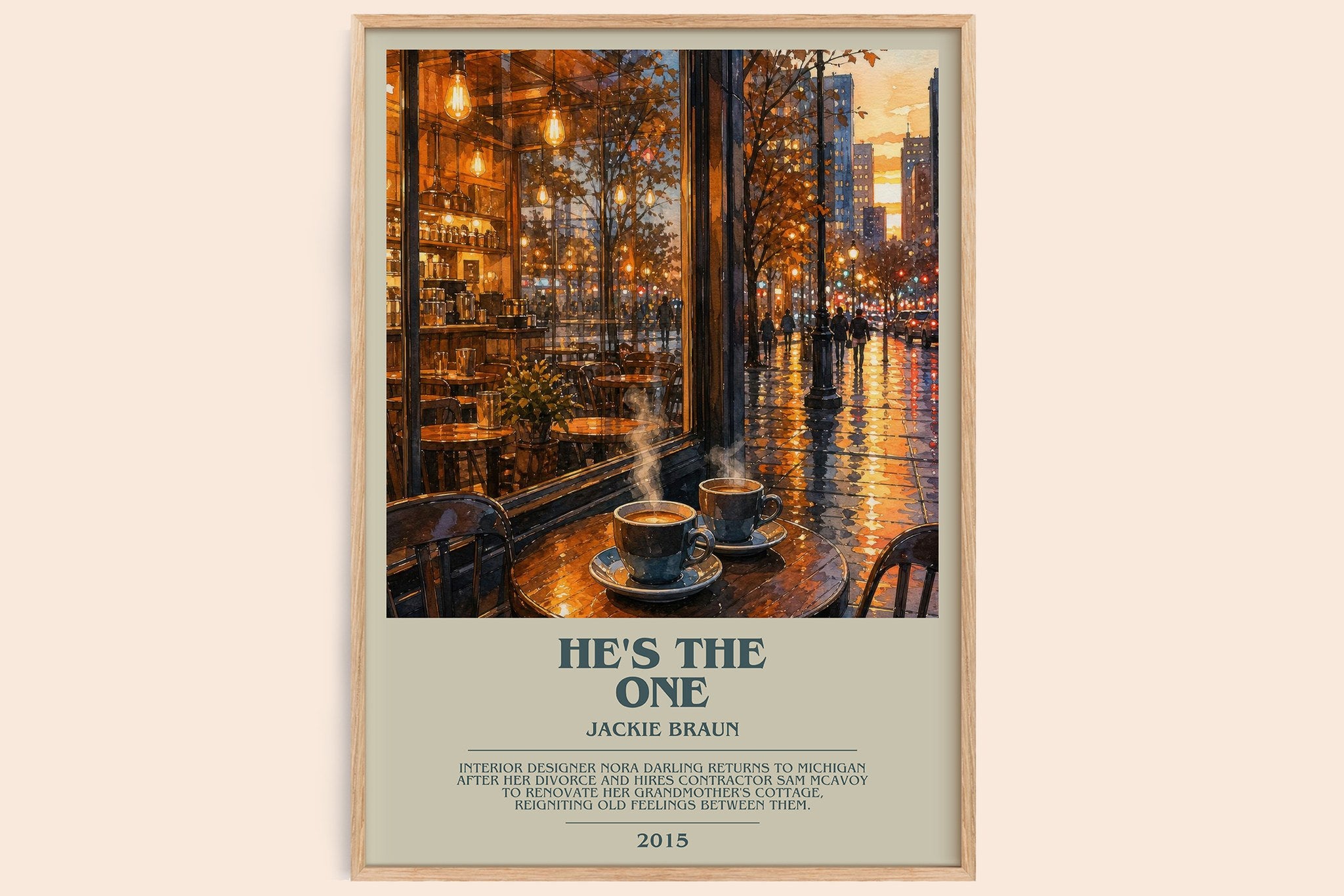 He's the One Bookish Wall Art by Jackie Braun