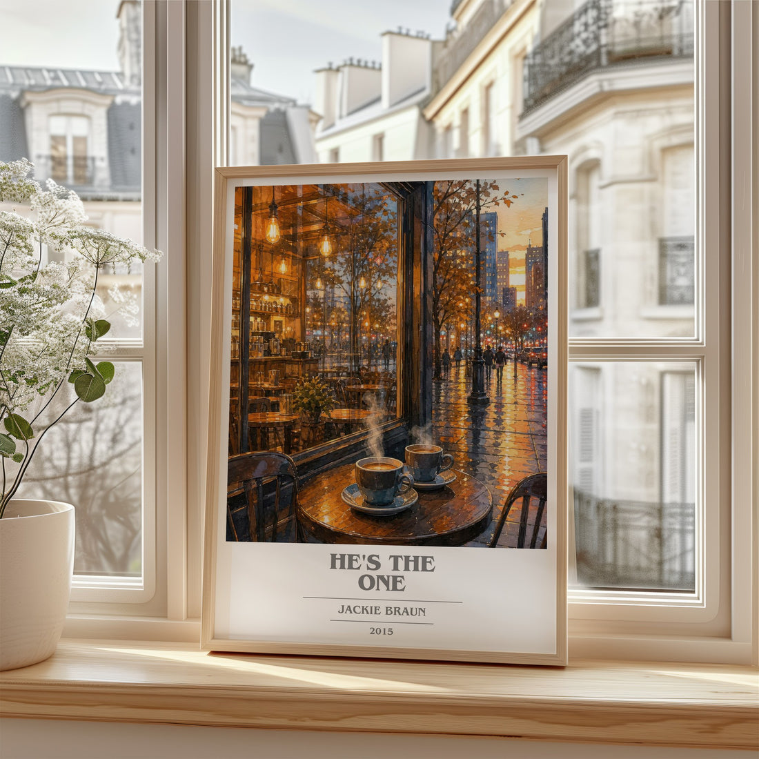 He's the One book cover poster colour and style options – Jackie Braun book art