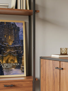 One Christmas Night book watercolour illustration paper finish options – matte satin gloss