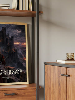 The Maiden and the Warrior book watercolour illustration paper finish options – matte satin gloss