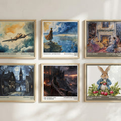 The Maiden and the Warrior literary art print colour and style options – Jacqueline Navin book art