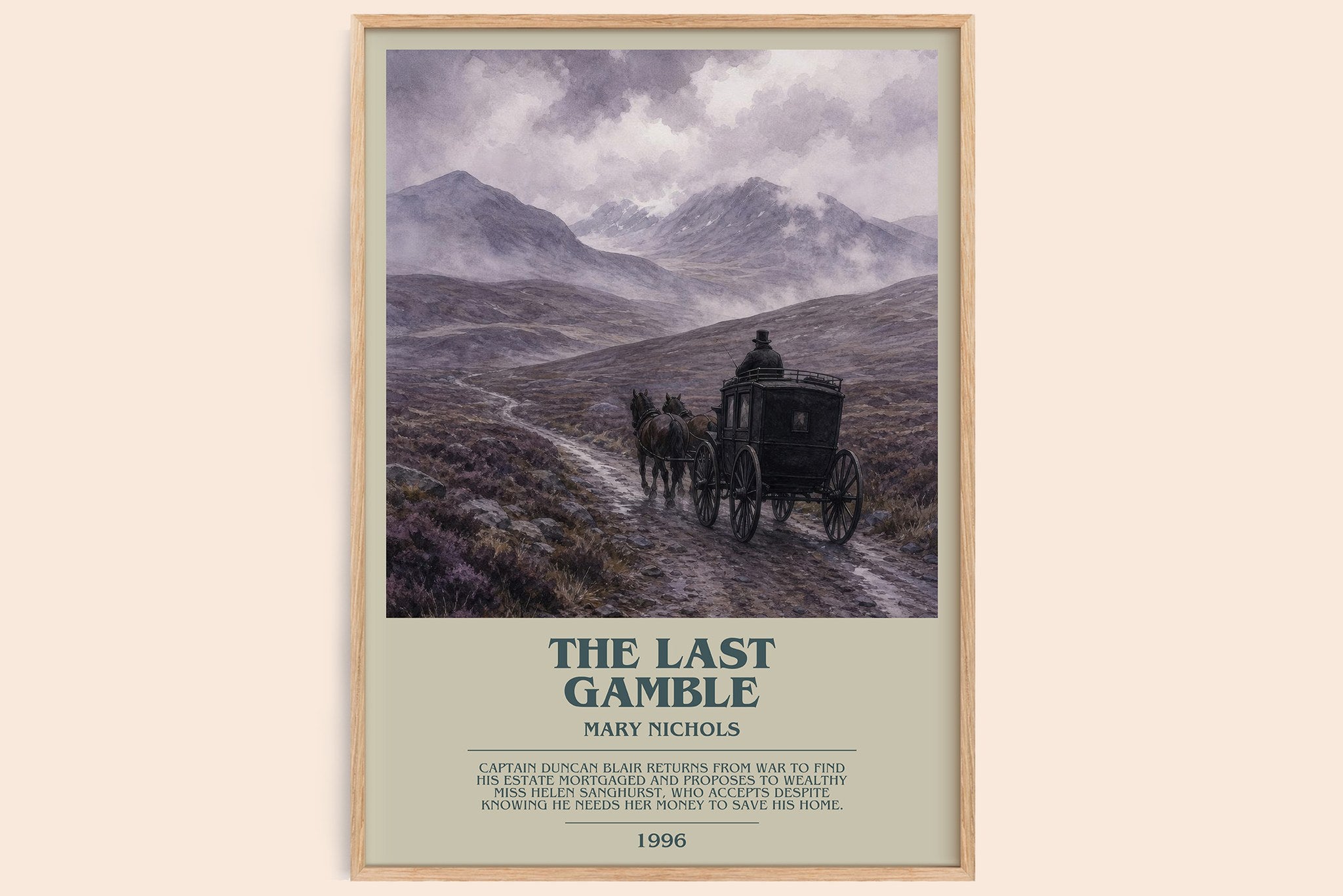 The Last Gamble Bookish Wall Art by Mary Nichols