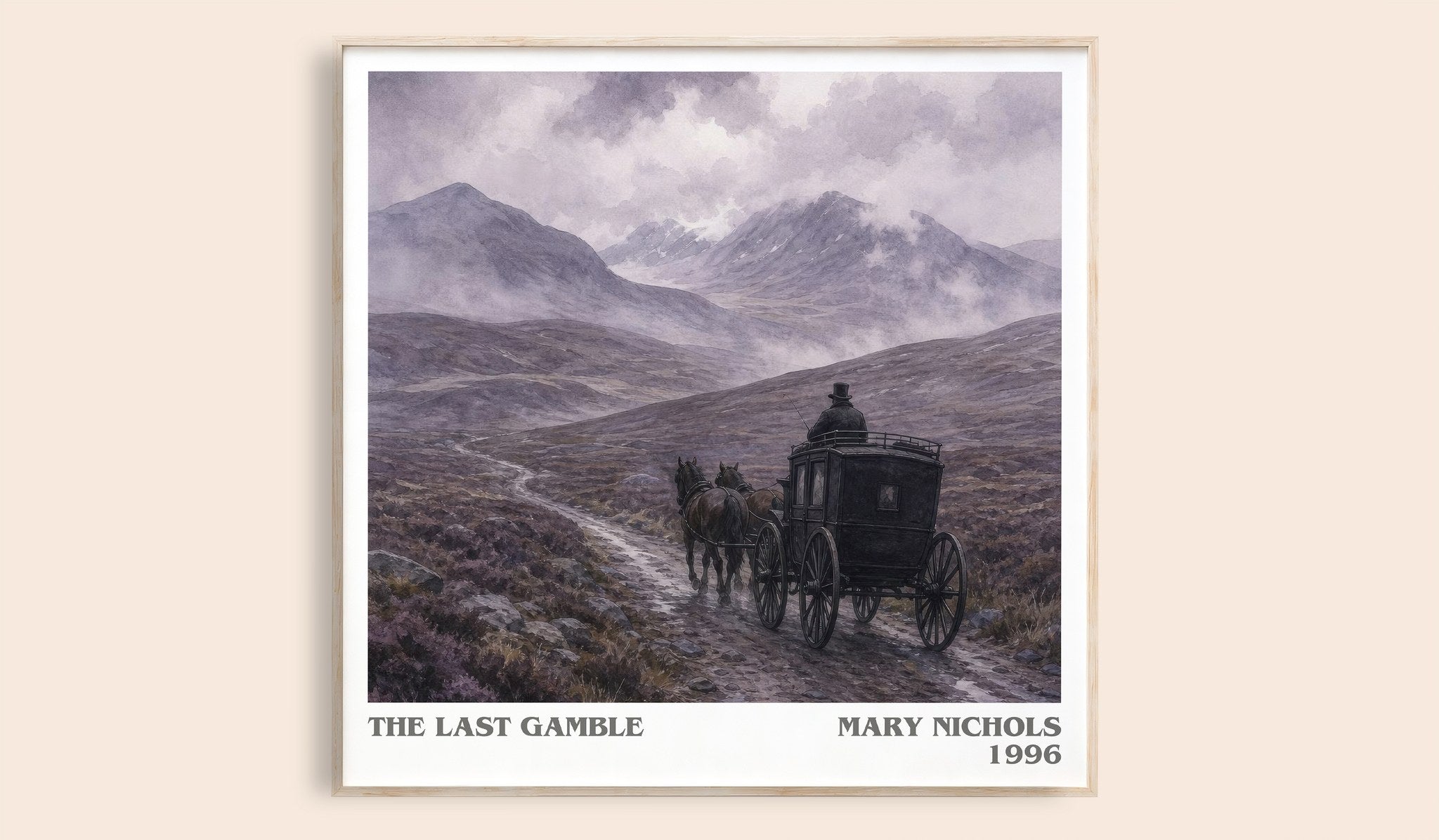 The Last Gamble Literary Art Print by Mary Nichols