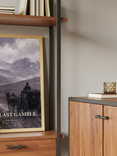 The Last Gamble book watercolour illustration paper finish options – matte satin gloss
