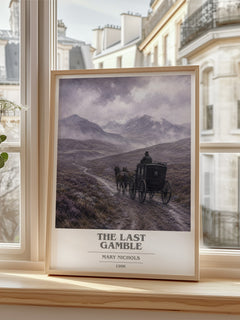 The Last Gamble book cover poster colour and style options – Mary Nichols book art