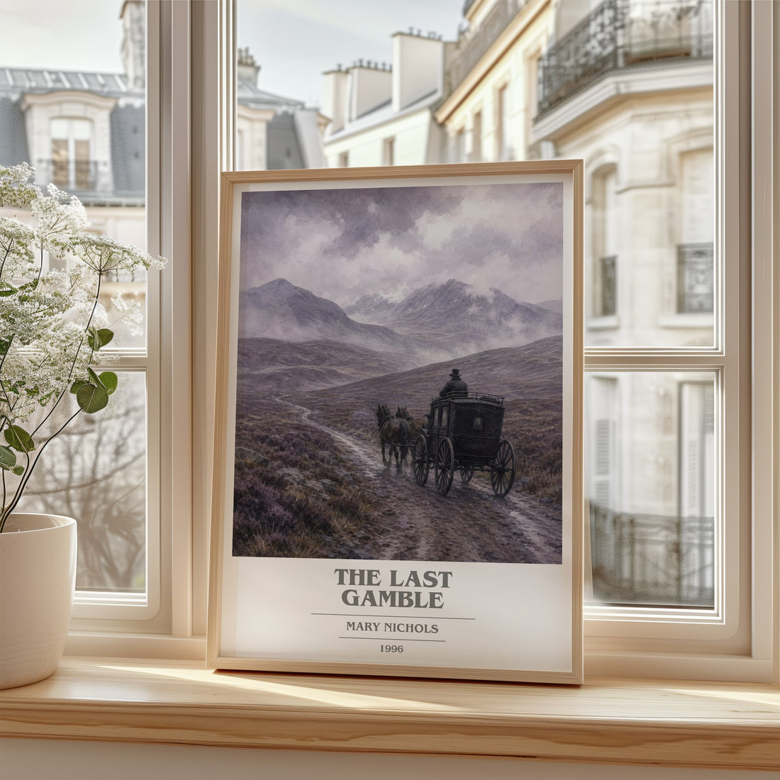 The Last Gamble book cover poster colour and style options – Mary Nichols book art