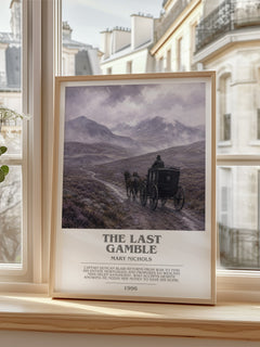 The Last Gamble bookish poster colour and style options – Mary Nichols book art