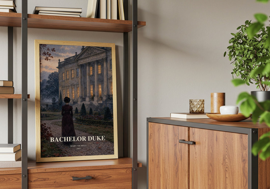 Bachelor Duke book watercolour illustration paper finish options – matte satin gloss