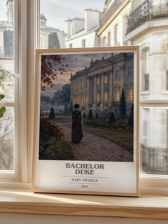 Bachelor Duke book cover poster colour and style options – Mary Nichols book art