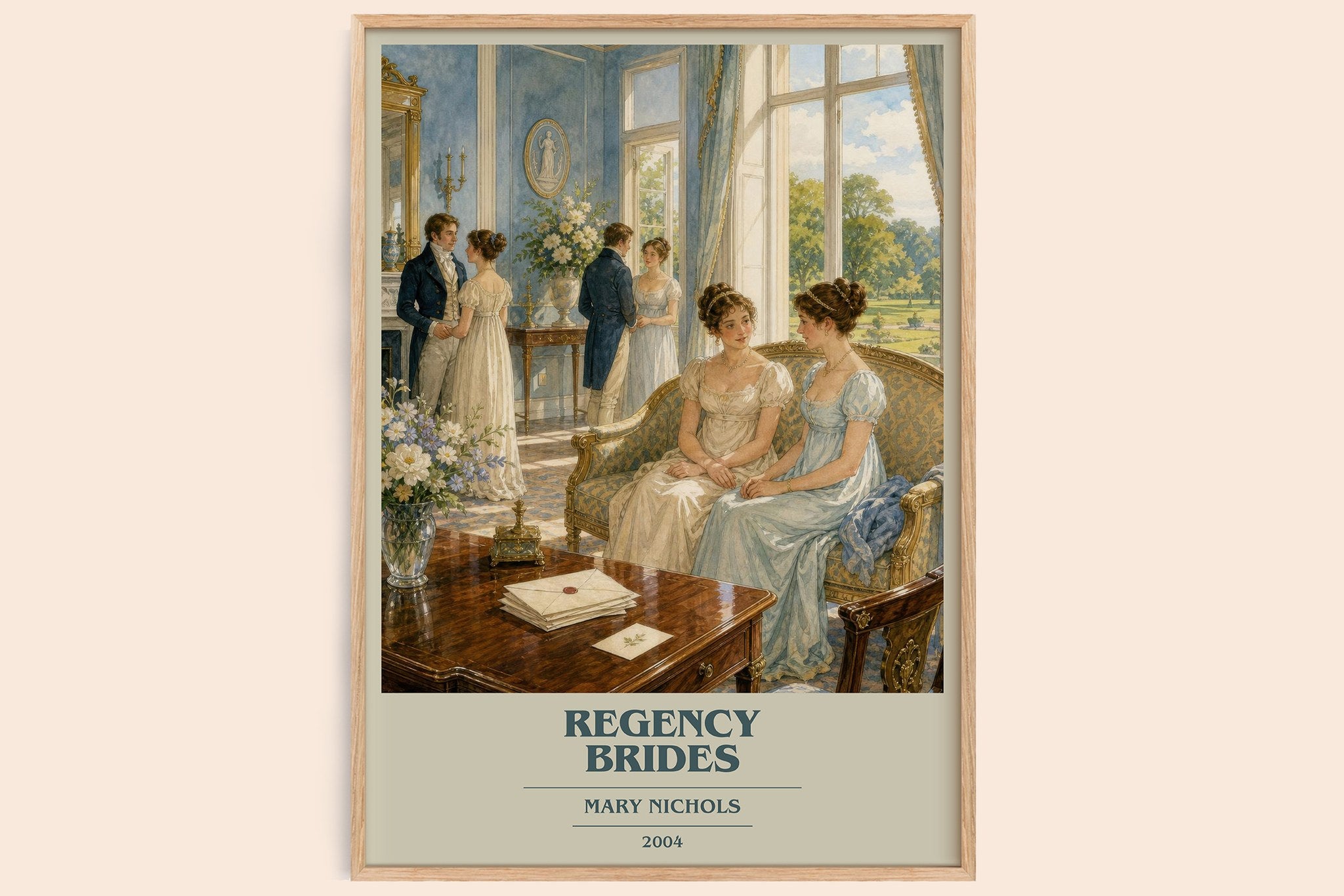 Regency Brides Book Cover Poster by Mary Nichols