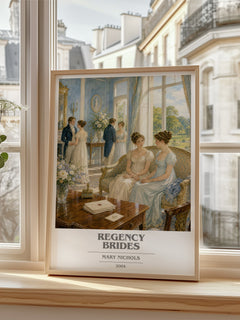 Regency Brides book cover poster colour and style options – Mary Nichols book art