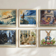 Regency Brides literary art print colour and style options – Mary Nichols book art