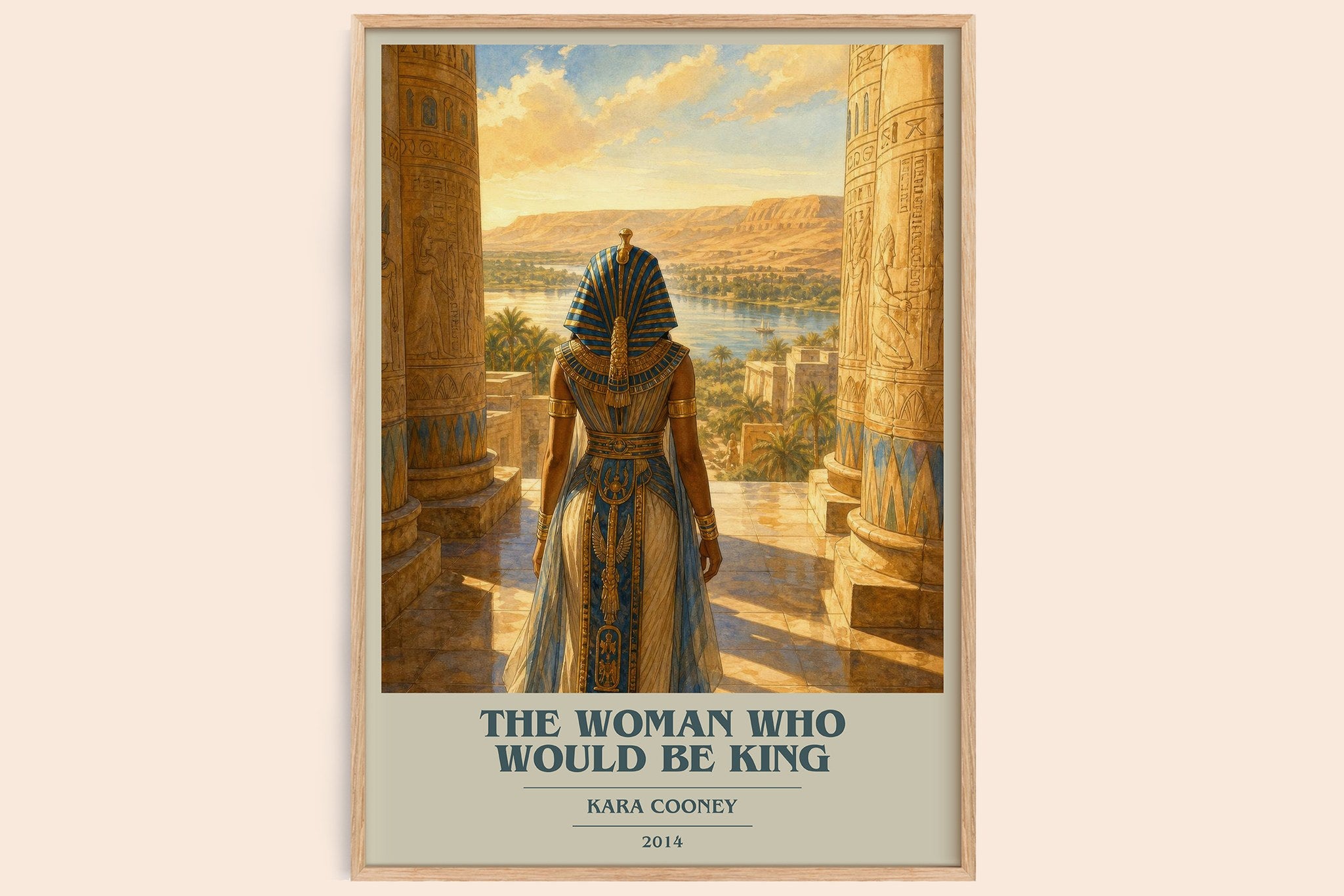 The Woman Who Would Be King Book Cover Poster by Kara Cooney