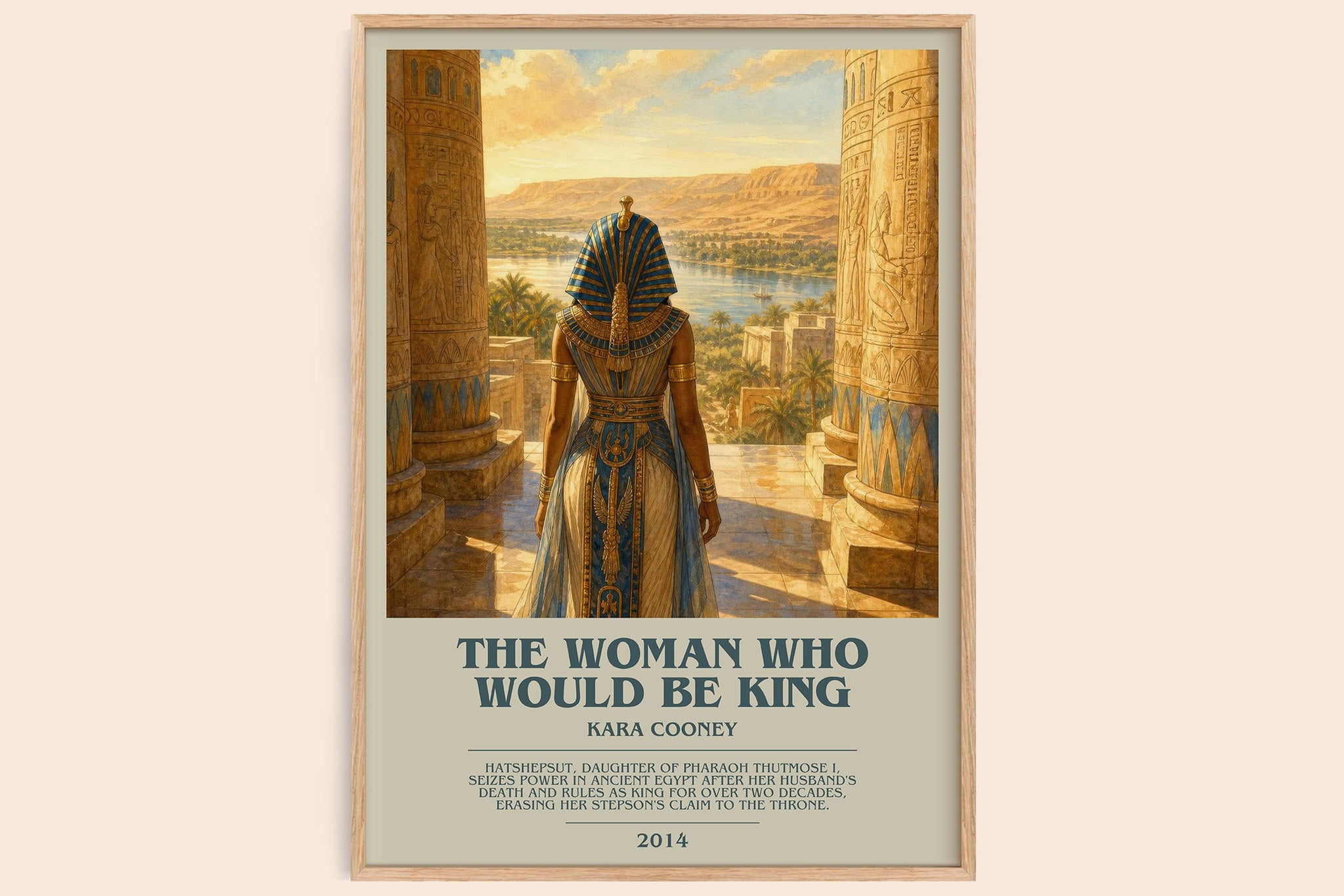 The Woman Who Would Be King Bookish Wall Art by Kara Cooney