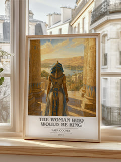The Woman Who Would Be King book cover poster colour and style options – Kara Cooney book art