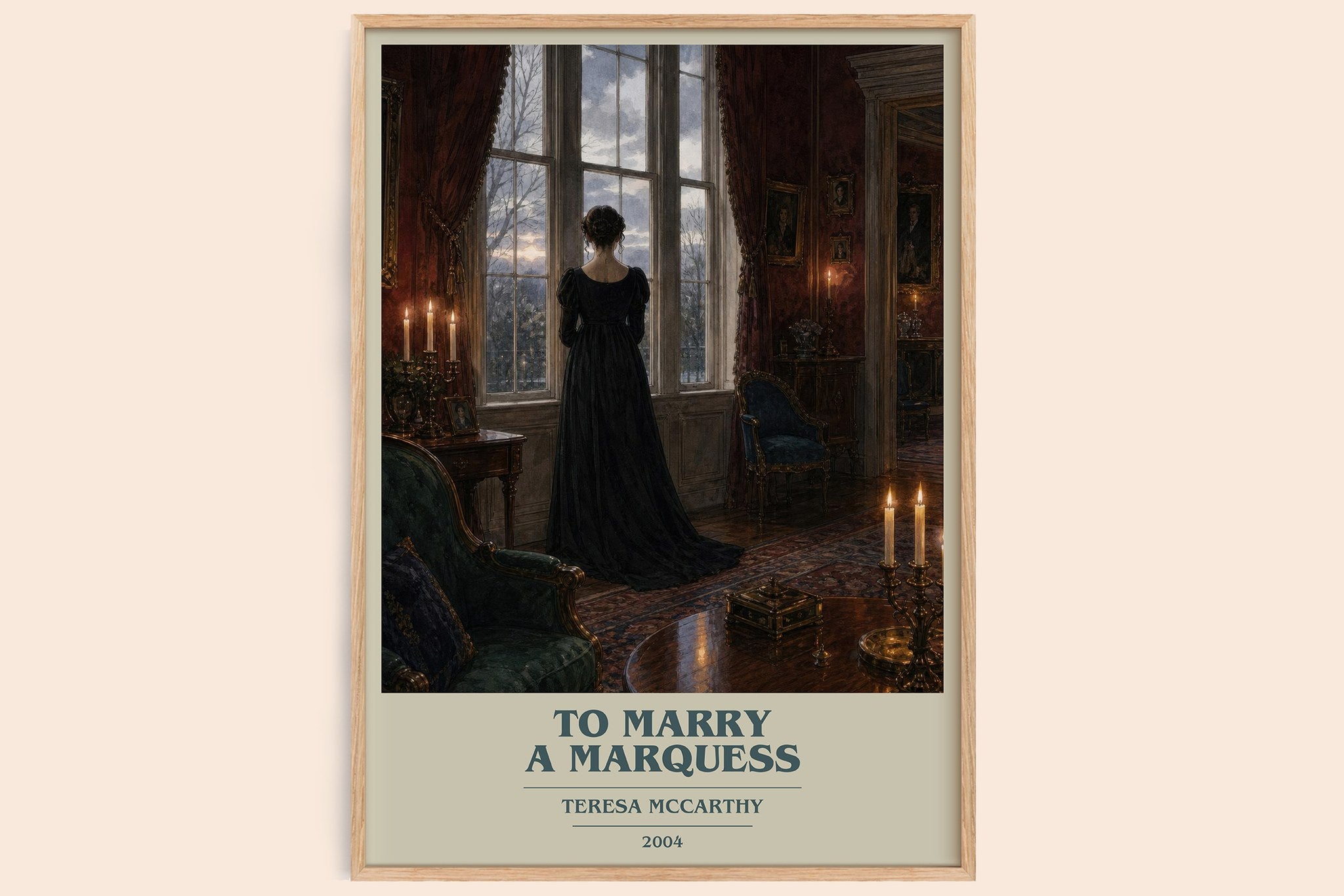 To Marry a Marquess Book Cover Poster by Teresa McCarthy