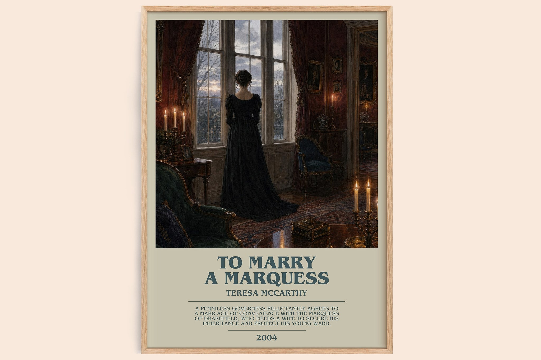 To Marry a Marquess Bookish Wall Art by Teresa McCarthy