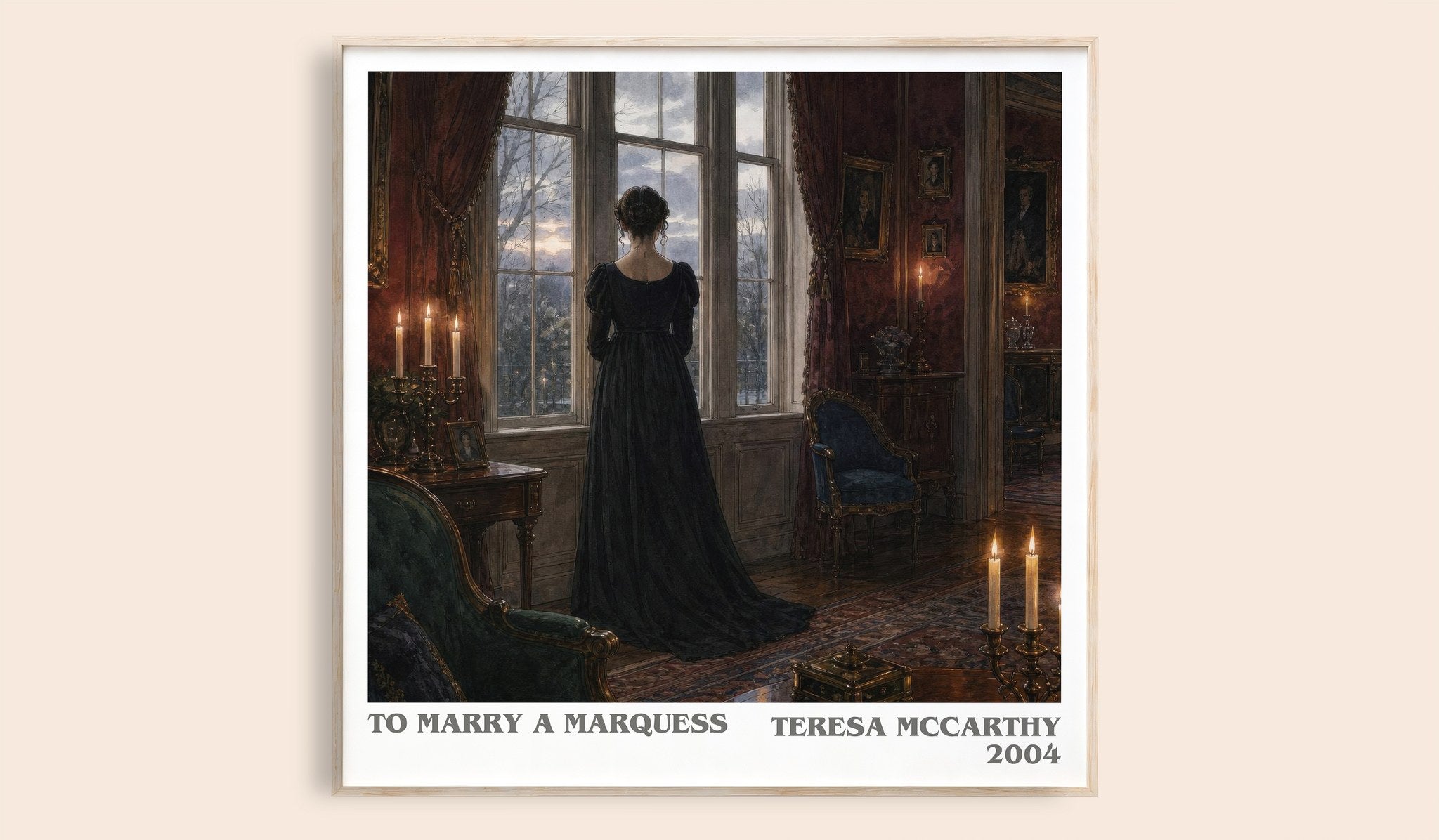 To Marry a Marquess Literary Art Print by Teresa McCarthy