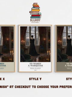 To Marry a Marquess book cover print in frame leaning in hallway – romance wall art